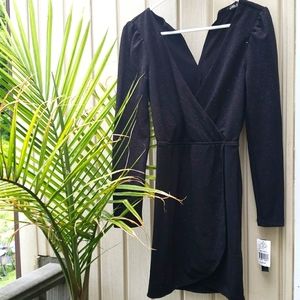 Speechless Ladies Black Sparkle Dress